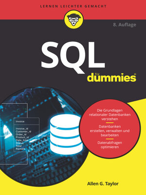cover image of SQL für Dummies